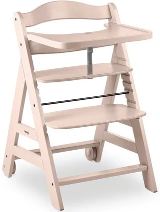 Hochstuhl Beta+, mit Holzrädern by Hauck in White – product photo 4 of 5