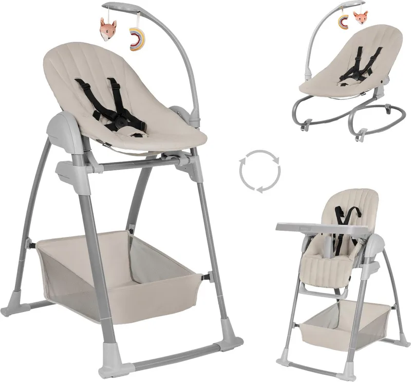 Hochstuhl Sit N Relax 3in1 by Hauck in Beige – product photo