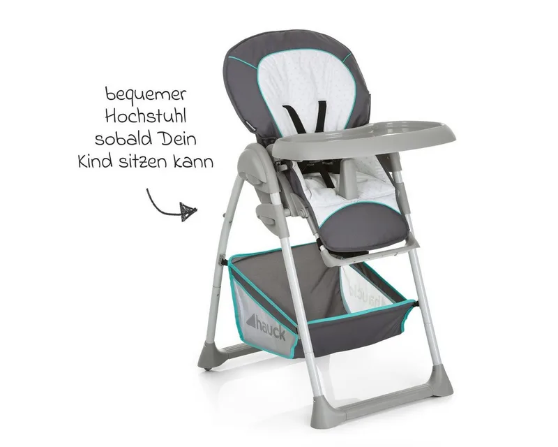Hochstuhl Sit'n Relax by Hauck in Grey, 840 × 530 × 1050 mm – product photo 5 of 5