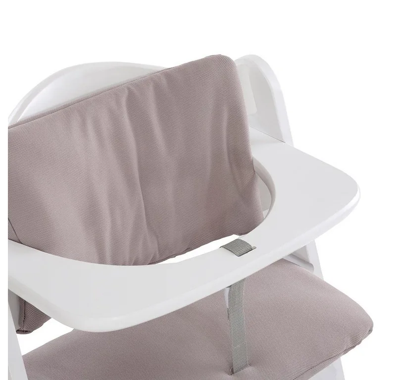 Hochstuhlauflage Deluxe - Stretch Sitzkissen Sitzauflage für Hauck Alpha+, Beta+ & Arketa Hochstuhl von Hauck in Beige – Produktfoto 3 von 4