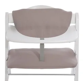Hochstuhlauflage Deluxe - Stretch Sitzkissen Sitzauflage für Hauck Alpha+, Beta+ & Arketa Hochstuhl von Hauck in Beige – Produktfoto 1 von 4