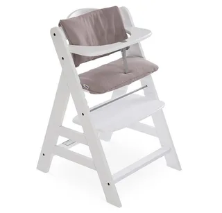 Hochstuhlauflage Deluxe - Stretch Sitzkissen Sitzauflage für Hauck Alpha+, Beta+ & Arketa Hochstuhl von Hauck in Beige – Produktfoto 2 von 4