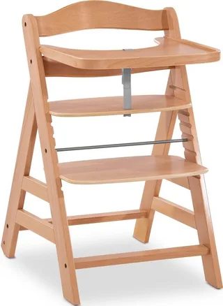 Hochstuhltablett Wooden Tray - Natur, Holz, Essbrett & Esstisch aus Holz für Hauck Alpha & Beta Hochstuhl von Hauck in Beige – Produktfoto 5 von 5