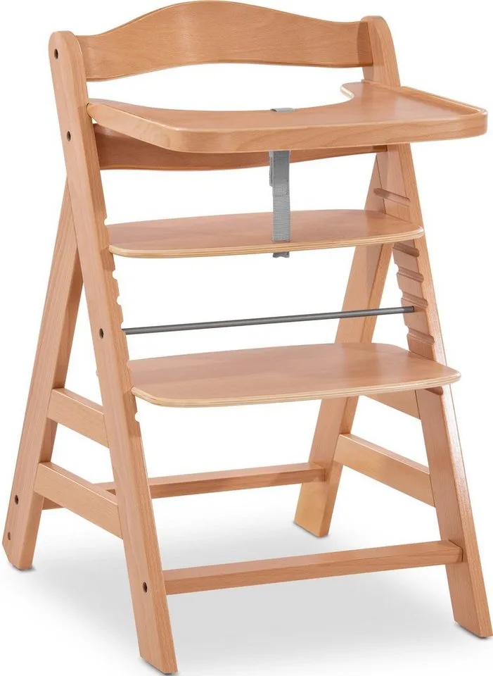Hochstuhltablett Wooden Tray - Natur, Holz, Essbrett & Esstisch aus Holz für Hauck Alpha & Beta Hochstuhl von Hauck in Beige – Produktfoto 5 von 5