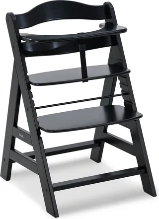 kinderstoel Alpha+ Black - FSC® gecertificeerd beukenhout - Black von Hauck in Schwarz – Produktfoto 1 von 3