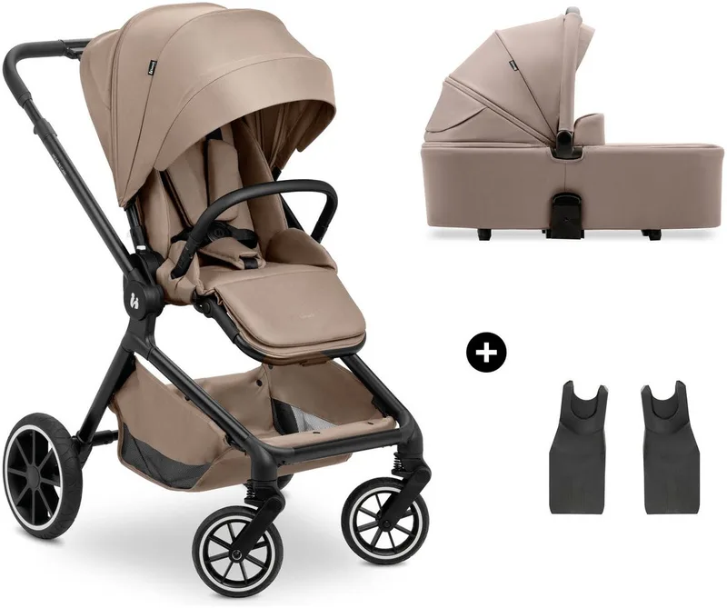 Kombi-Kinderwagen Move N Care Set, (Set), belastbar bis 22 kg van Hauck in Braun – productfoto