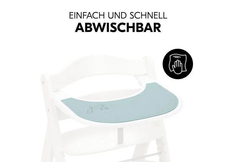 Platzset Highchair Tray Mat, für Hochstuhl-Essbretter von Hauck in Grün – Produktfoto 3 von 5