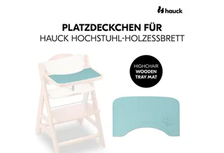 Platzset Highchair Wooden Tray Mat, Lion Mint, für Hochstuhl-Essbretter von Hauck in Grün – Produktfoto 2 von 5
