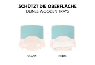Platzset Highchair Wooden Tray Mat, Lion Mint, für Hochstuhl-Essbretter von Hauck in Grün – Produktfoto 3 von 5