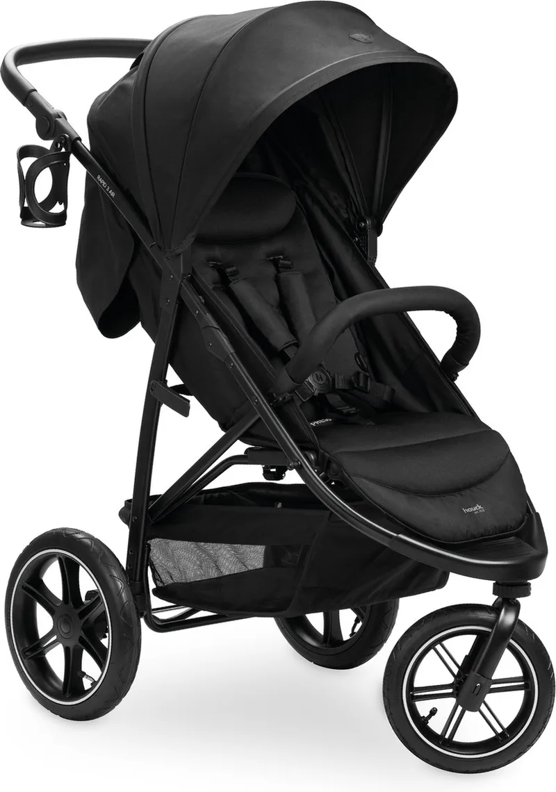 Rapid 3 Air - Buggy - Lucht wiel - Geschikt voor stad en bos de Hauck en Black – photo produit