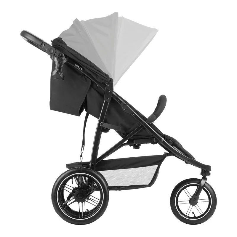 Rapid 3 Air - Buggy - Lucht wiel - Geschikt voor stad en bos von Hauck in Schwarz – Produktfoto 2 von 3