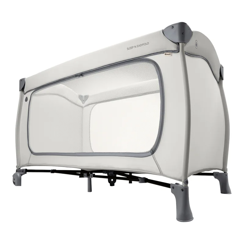 Reisebett Sleep N Easyfold von Hauck in Grau, 125 × 69 × 82 mm – Produktfoto 1 von 3