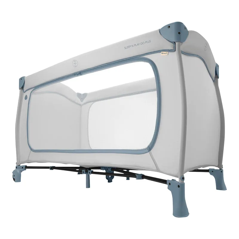 Reisebett Sleep N Play Go Plus von Hauck in Blau, 125 × 69 × 82 mm – Produktfoto 2 von 3