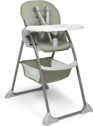 Sit N Fold - Compact opvouwbare kinderstoel - Sage von Hauck in Grau, Salie, Weiß – Produktfoto 1 von 5