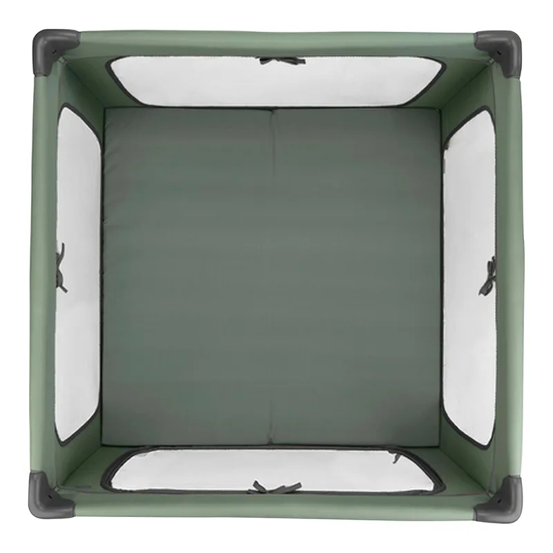 Sleep N Play SQ Set - Campingbedje - Extra grote doorgang von Hauck in Dunkelgrün – Produktfoto 3 von 3
