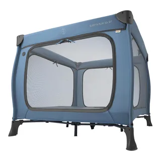Sleep N Play SQ Set - Campingbedje - Extra grote doorgang von Hauck in Dunkelblau – Produktfoto 2 von 3