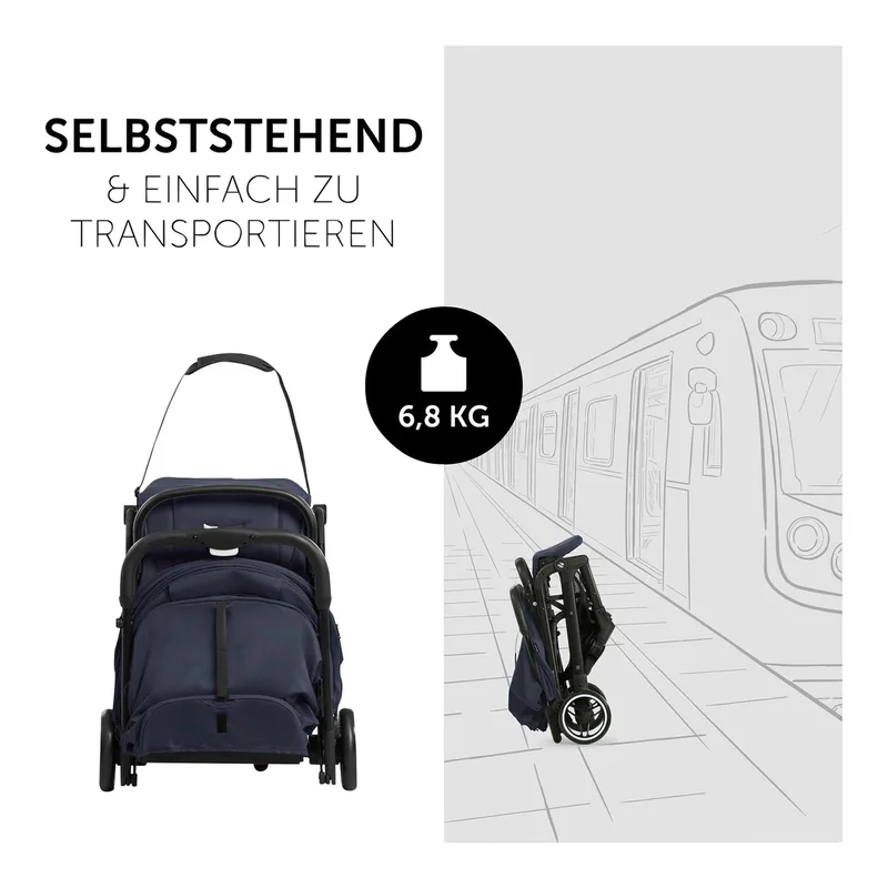 Travel N Care Buggy - handzaam en compact - Dark by Hauck in Dark blue – product photo 3 of 3