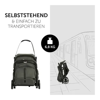 Travel N Care Buggy - handzaam en compact - Dark by Hauck in Olive – product photo 3 of 3