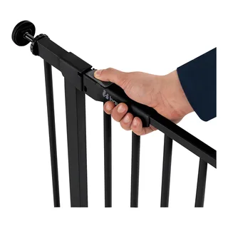 Tür- & Treppenschutzgitter Clear Step Autoclose 2, 75-80 cm fra Hauck i Sort, 75 × 77 mm – produktbillede 2 af 3