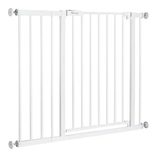 Tür- & Treppenschutzgitter Open N Stop​ 2 inkl. Verlängerung 21 cm, 96-101 cm fra Hauck i Hvid, 96 × 77 mm – produktbillede 1 af 3