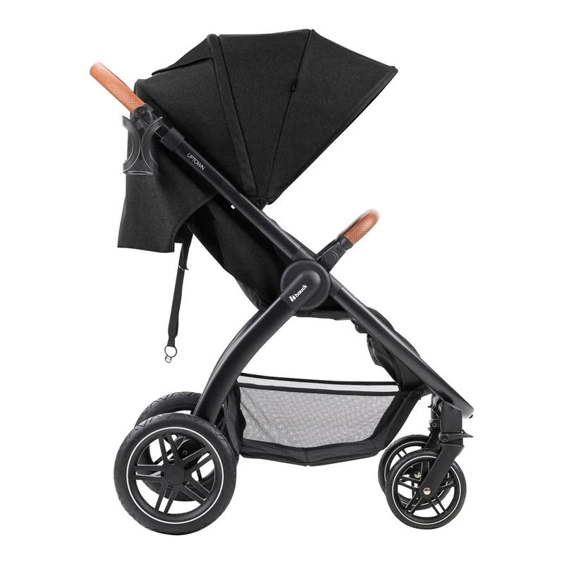 Uptown - Buggy - Geschikt voor stad en bos - Voor korte en lange benen - Black von Hauck in Melange Black – Produktfoto 2 von 3