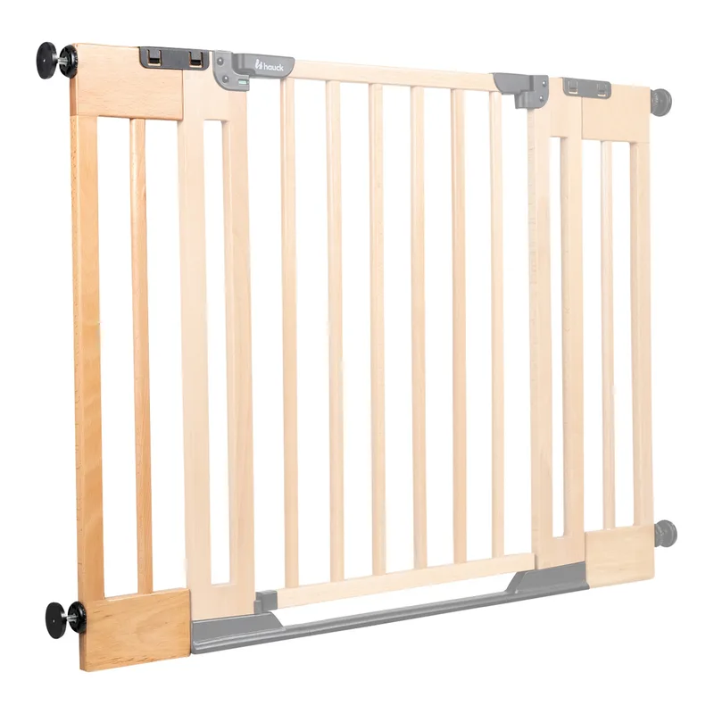Verlängerung für Tür- und Treppenschutzgitter Clear Step Eco, 15 cm van Hauck in Naturel, 15 × 76 mm – productfoto 3 van 3