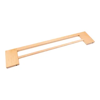Verlängerung für Tür- und Treppenschutzgitter Clear Step Eco, 15 cm van Hauck in Naturel, 15 × 76 mm – productfoto 1 van 3