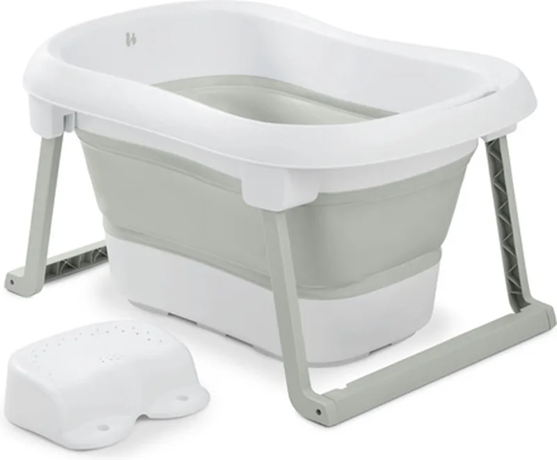 Wash n Fold L - babybadje - inklapbaar - Sage by Hauck in White – product photo
