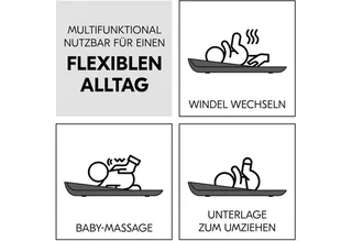 Wickelauflage Change N Clean von Hauck in Grau – Produktfoto 4 von 5