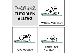 Wickelauflage Change N Clean von Hauck in Grün – Produktfoto 4 von 5