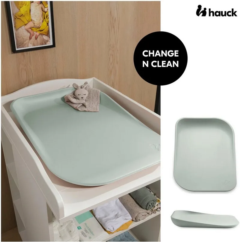 Wickelauflage Change N Clean von Hauck in Grün – Produktfoto 2 von 5