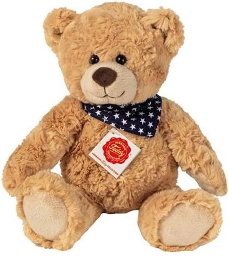 Knuffel Beer Zandkleurig de Hermann Teddy Collection en Marron – photo produit