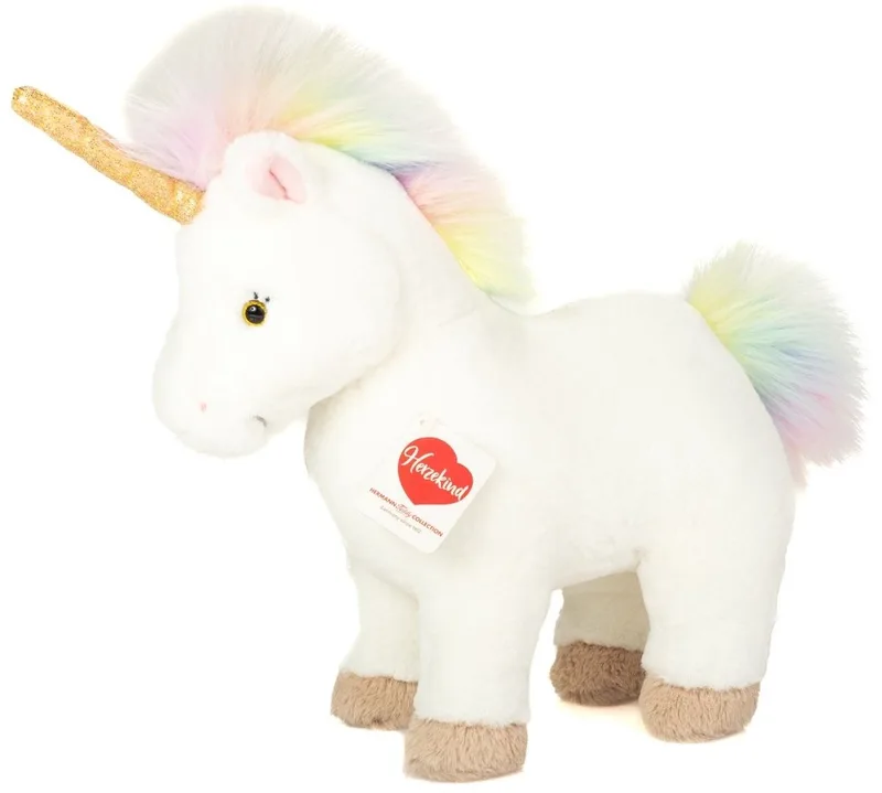 Hermann Teddy Peluche Licorne Zoey Debout 27 Cm de Hermann Teddy Collection en Multicolore – photo produit