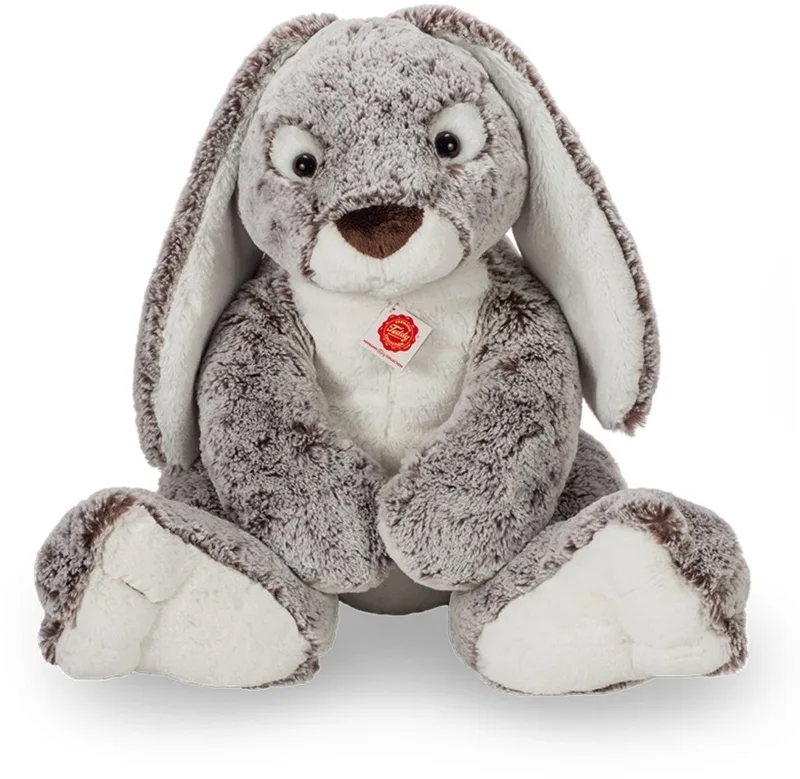 Knuffel Haas 45cm de Hermann Teddy Collection en Gris – photo produit