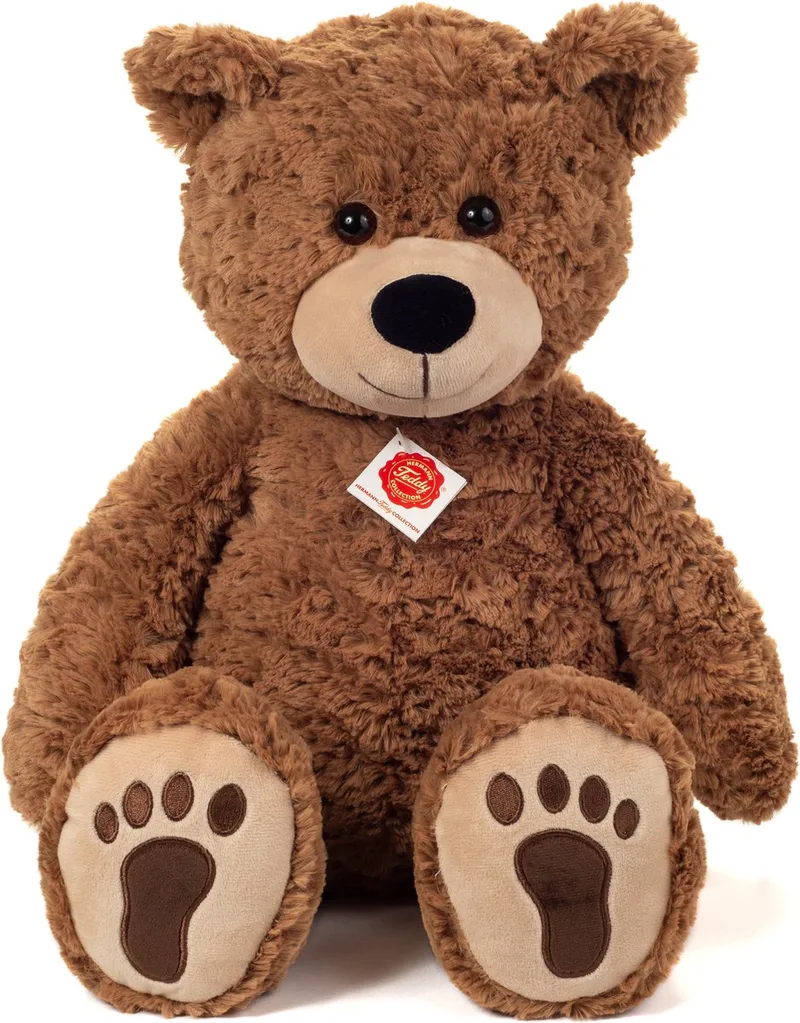 Knuffeldier beer Bruno - zachte pluche stof - premium kwaliteit knuffels - 55 cm van Hermann Teddy Collection in Bruin – productfoto