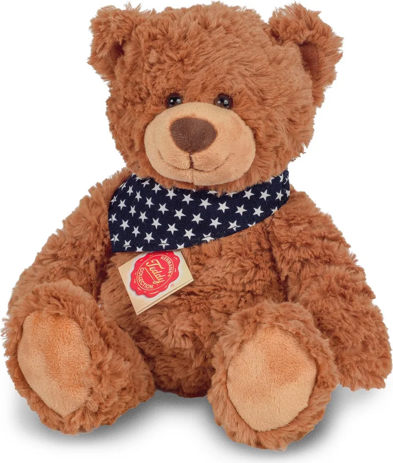 Knuffeldier beer Teddy - zachte pluche stof - premium kwaliteit knuffels - 48 cm fra Hermann Teddy Collection i Brun – produktbillede