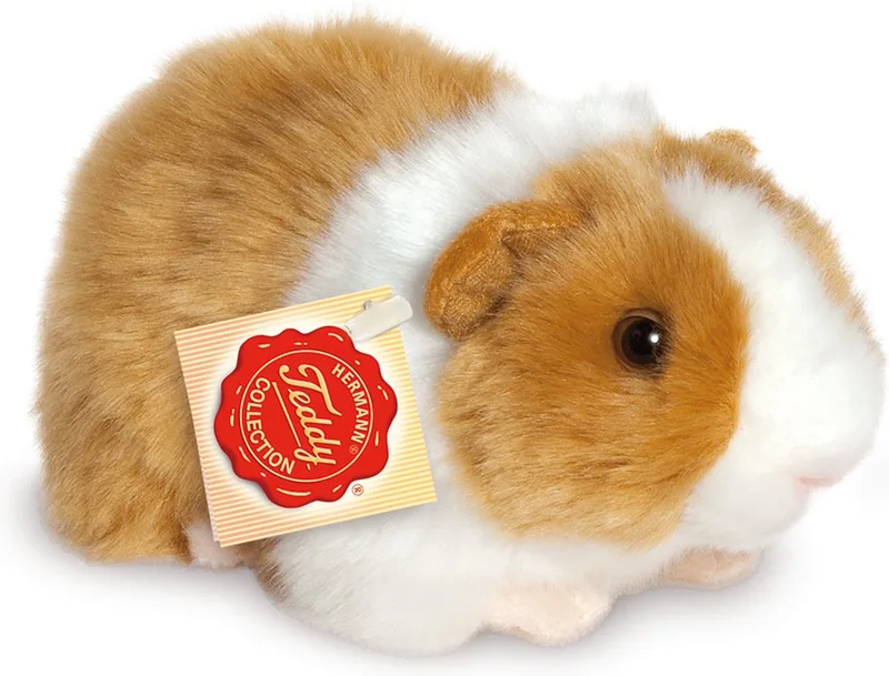 Knuffeldier Cavia - pluche stof - premium kwaliteit knuffels - kleuren - 20 cm de Hermann Teddy Collection en Multicolore – photo produit