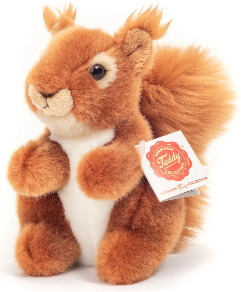 Teddy Hermann® Kuscheltier Eichhörnchen, 14 cm von Hermann Teddy Collection in Rot – Produktfoto