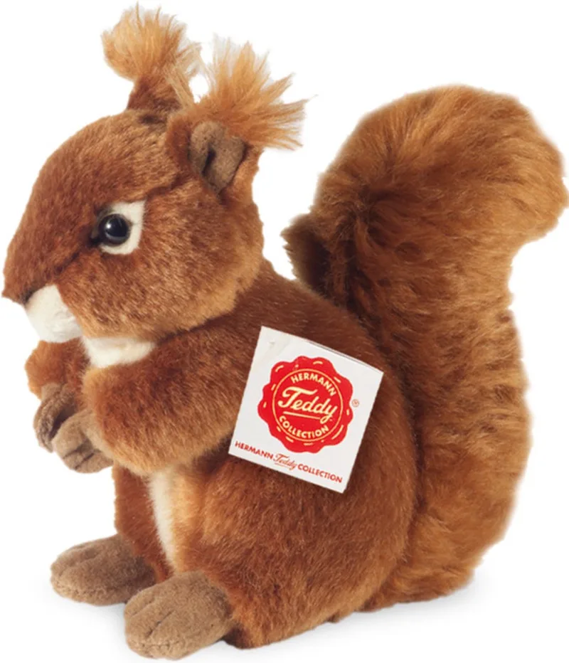 Hermann Teddy Peluche écureuil 17 Cm de Hermann Teddy Collection en Rouge – photo produit