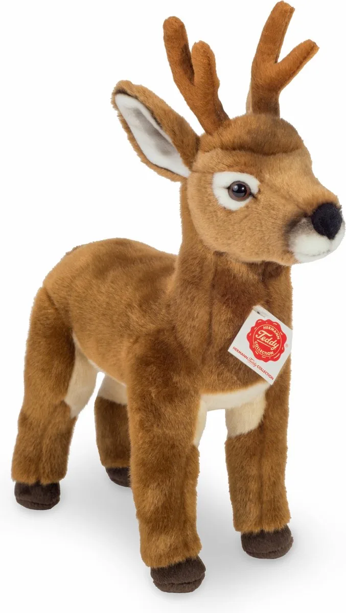 Knuffeldier Hertje/Ree - zachte pluche stof - premium knuffels - 30 cm - Hertjes by Hermann Teddy Collection in Brown – product photo