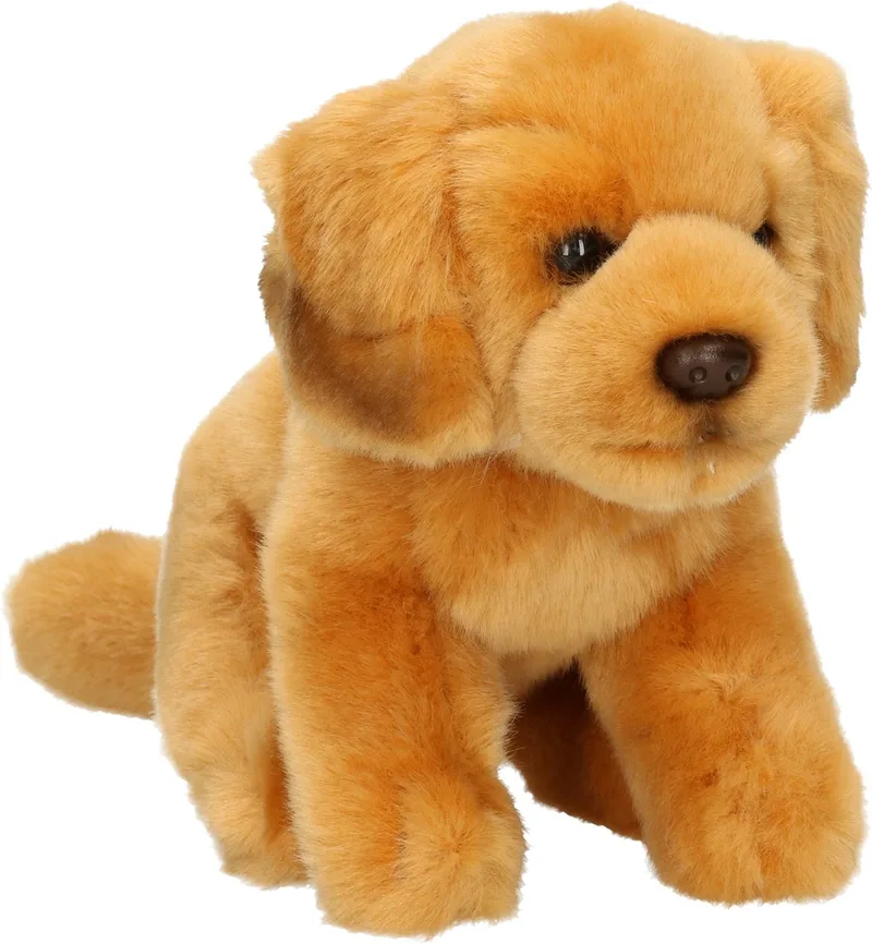 Knuffeldier hond Golden Retriever - pluche - premium knuffels - 15 cm de Hermann Teddy Collection en Lichtbruin – photo produit
