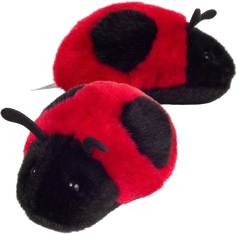 Knuffeldier Lieveheersbeestje - 2x - premium kwaliteit knuffels - 11 cm von Hermann Teddy Collection in Rot – Produktfoto