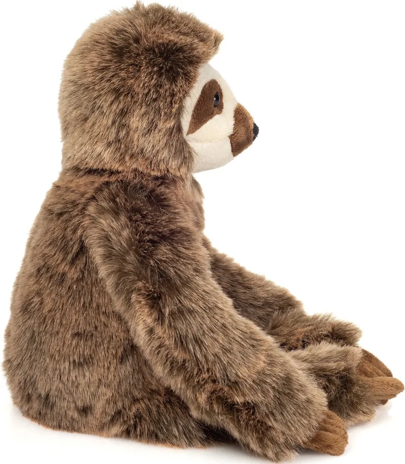 Knuffeldier Luiaard - zachte pluche stof - premium knuffels - 40 cm - Bosdieren de Hermann Teddy Collection en Marron – photo produit