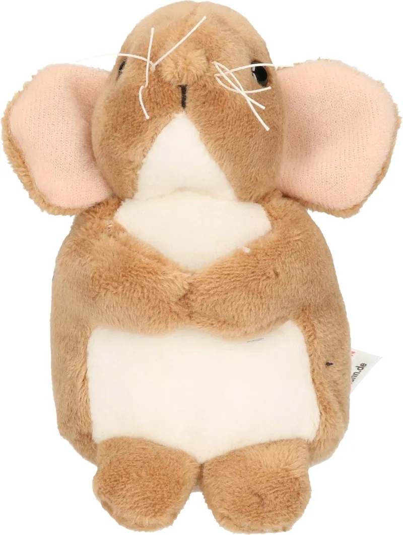 Knuffeldier Muis - pluche stof - premium kwaliteit knuffels - 11 cm - muizen von Hermann Teddy Collection in Braun – Produktfoto