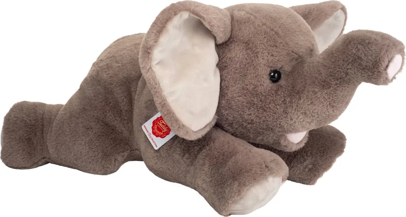 Knuffeldier Olifant - zachte pluche stof - premium knuffels - 55 cm de Hermann Teddy Collection en Gris – photo produit