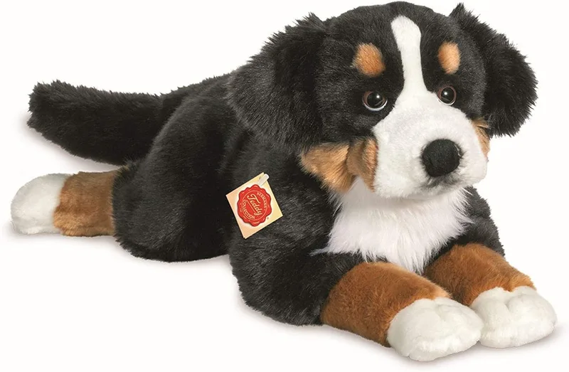 Kuscheltier Berner Sennenhund, 60 cm, zum Teil aus recyceltem Material fra Hermann Teddy Collection – produktbillede