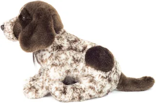 Kuscheltier Deutscher Drahthaar Welpe 30 cm, zum Teil aus recyceltem Material by Hermann Teddy Collection in Brown – product photo 2 of 3