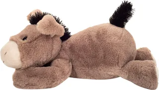 Kuscheltier Esel Eddy, liegend, 38 cm, zum Teil aus recyceltem Material by Hermann Teddy Collection in Grey – product photo 2 of 3
