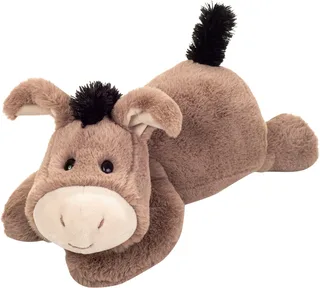 Kuscheltier Esel Eddy, liegend, 38 cm, zum Teil aus recyceltem Material by Hermann Teddy Collection in Grey – product photo 1 of 3