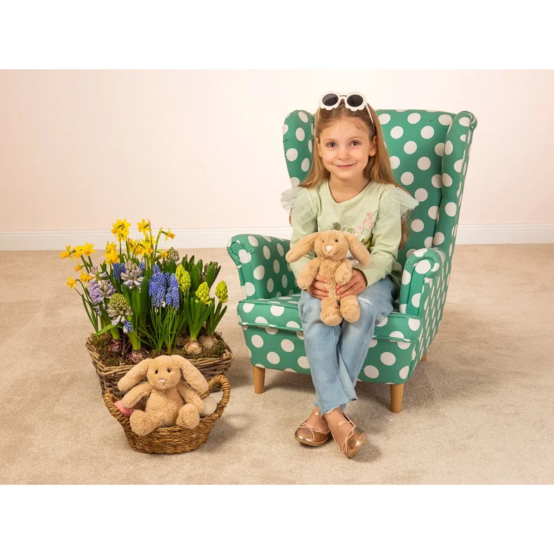 Kuscheltier Häschen Anny 23cm von Hermann Teddy Collection in Beige, 23 × 9 × 8 mm – Produktfoto